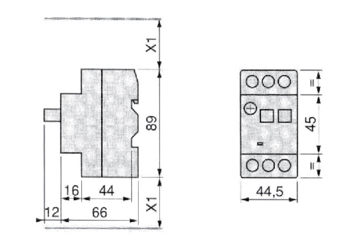 Размеры автоматических выключателей ВАМУ