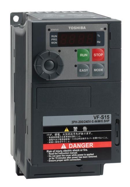 Частотный преобразователь TOSHIBA VF-S15-4007PL-W 0,75кВт 380В